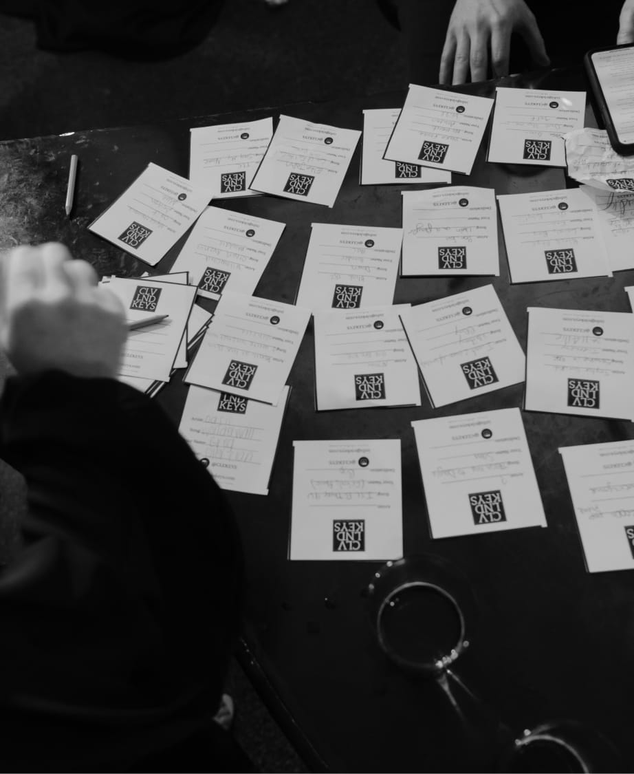 multiple cleveland keys flyers on table