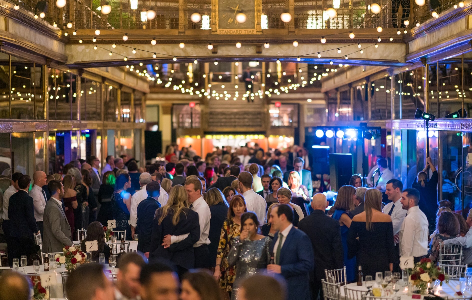 wedding at the arcade in cleveland, ohio